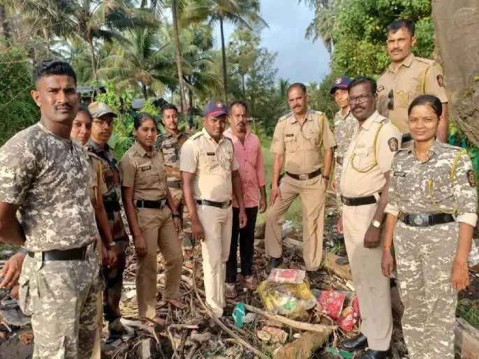 मुरुड समुद्रकिनारी पुन्हा सापडली अफगाणी चरसची पाकिटे